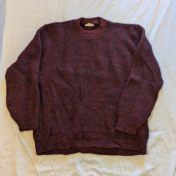 Red Chunky Knit Sweater - Picture 1 of 4